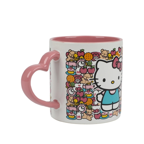Hello kitty mug whit pink heart- 16 oz - Picture 3 of 4